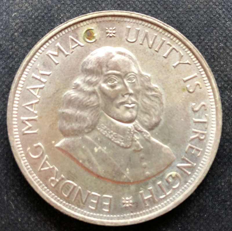 FIFTY CENTS 1962 SOUTH AFRICAN REPUBLIC