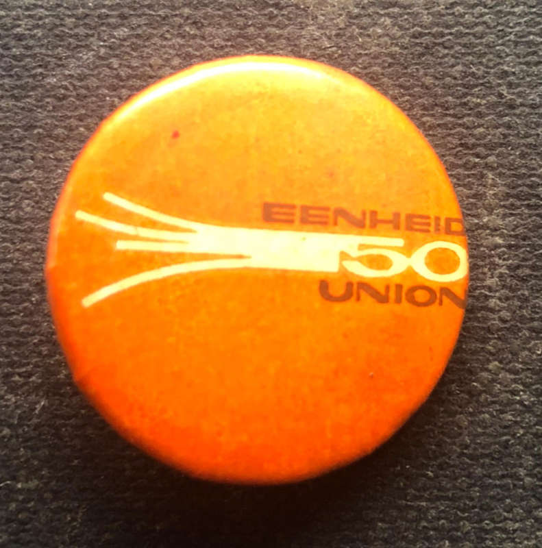 1960 UNION EENHEID SA LAPEL PIN