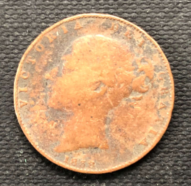UK 1838 FARTHING