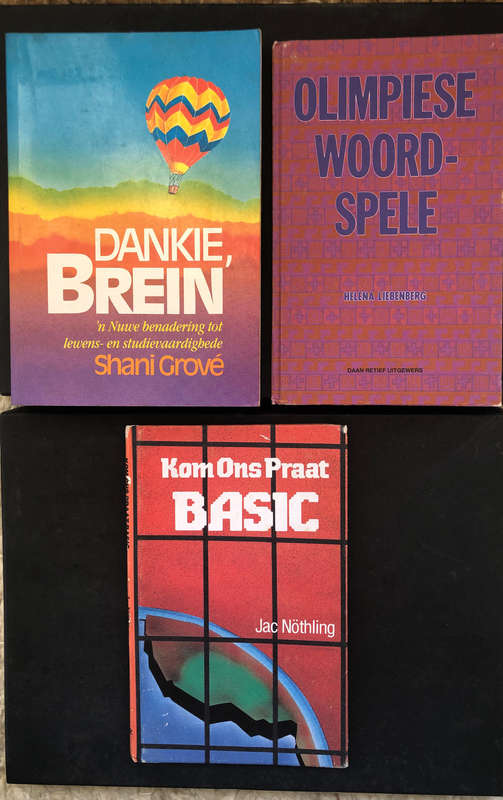 DANKIE BREIN DEUR GROVE OLIMPIESE WOORD-SPELE DEUR LIEBENBERG KOM ONS PRAAT BASIC DEUR NOTHLING