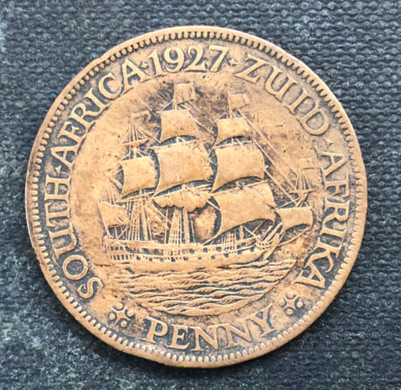 PENNY 1927 UNION OF SOUTH AFRICA