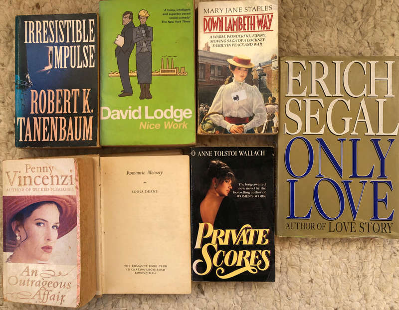 Collection of 7 Books :- Romantic Memory by Sonia Deane Irresistible Impulse by Robert K Tanenbaum..