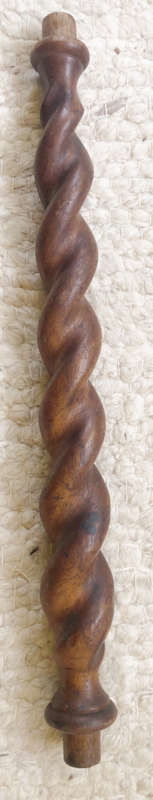 BARLEY TWIST COLUMN BURMESE TEAK