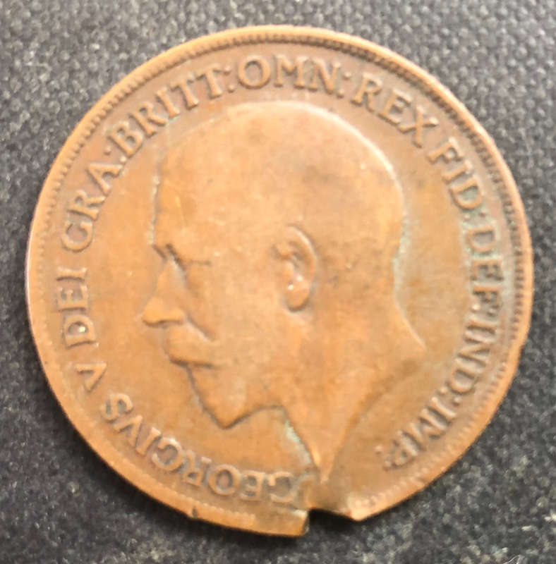 PENNY 1920 UK ERROR