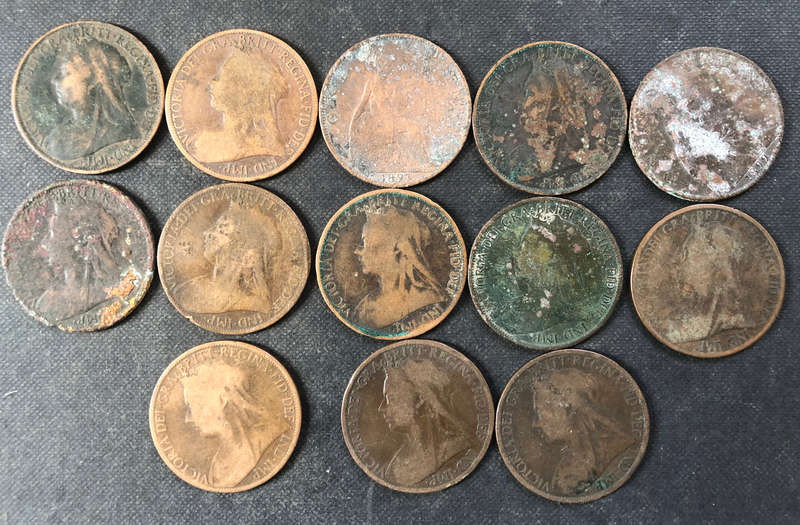 PENNY BRITISH VICTORIAN COLLECTION OF 13