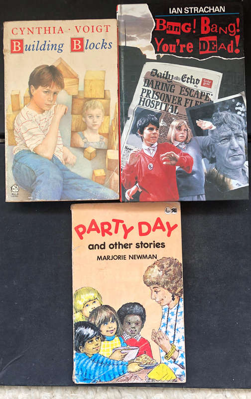 Party Day and other Stories by Newman Building Blocks by Voigt Bang! Bang! You're Dead! by Strachan