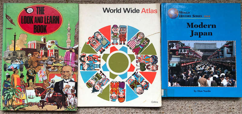 Modern Japan by Don Nardo The Look and Learn Book A Fleetway Annual World Wide Atlas by Collins