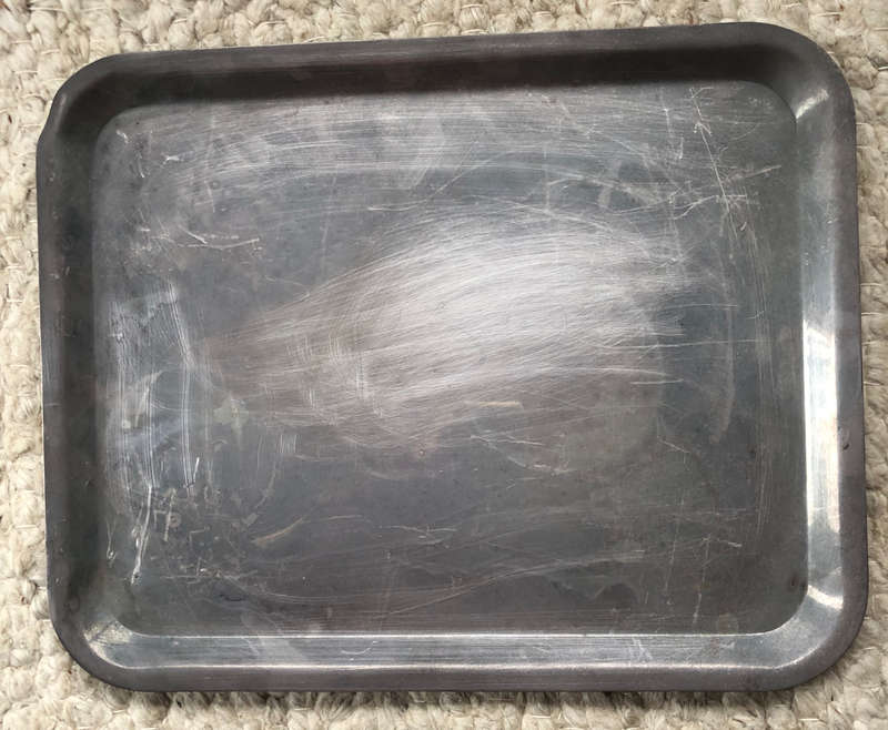 SILVER PLATED BUTLERS TRAY SIGNED RHODESIAN COPPER PRODUCTS