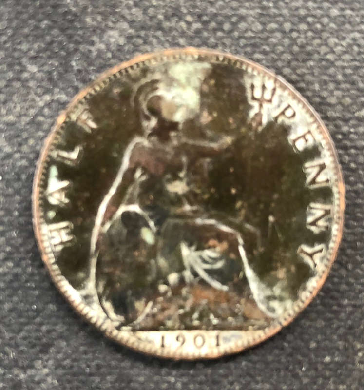 HALF PENNY 1901 BRITISH