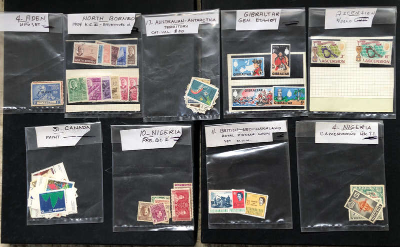 Stamps 17 Packets Sorted by Collector