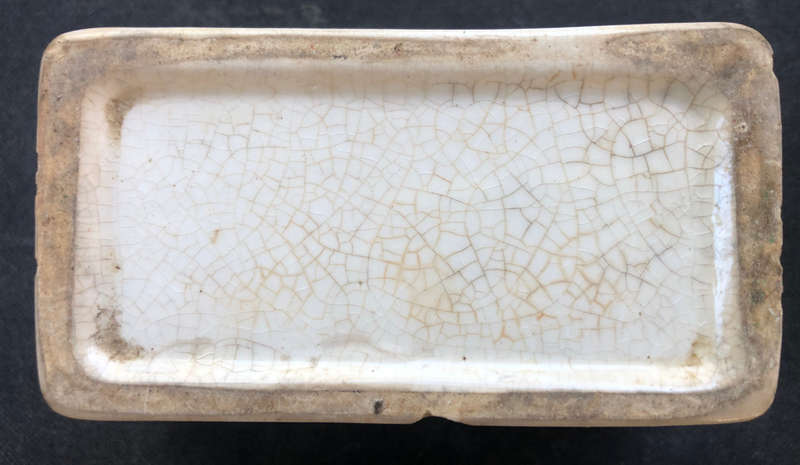ANTIQUE `THE SERIES` PORCELAIN POSTAGE STAMP BASIN