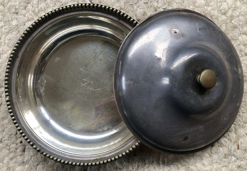 SILVER PLATED VEGETABLE OR ENTREE DISH WITH COVER