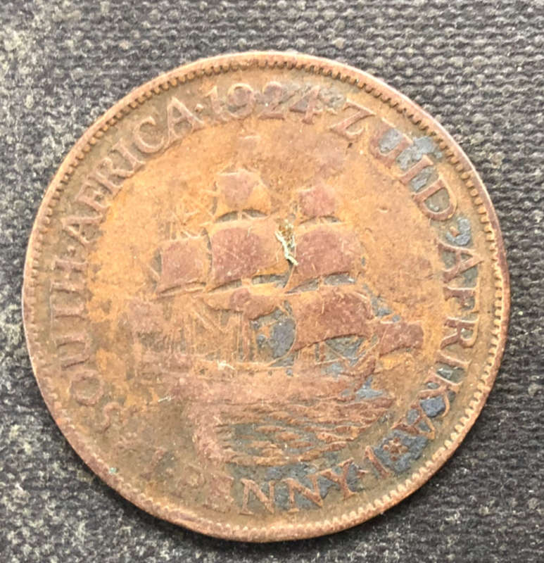 PENNY 1924 UNION OF SOUTH AFRICA