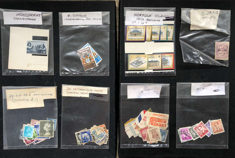 Stamps 17 Packets Sorted by Collector
