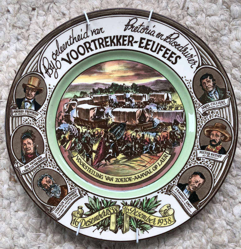 ROYAL DOULTON VOORTREKKER-EEUFEES RACK PLATE