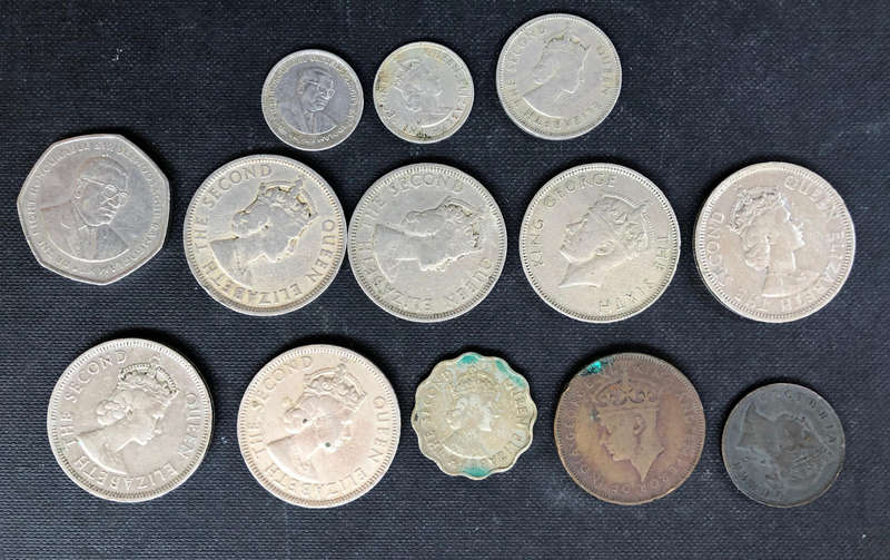 MAURITIUS 1897 1942 1950 1956 1965 1971 1975 1978 1990 1997 2 5 10 20 Cents 1/4 1/2 1 10 Rupee
