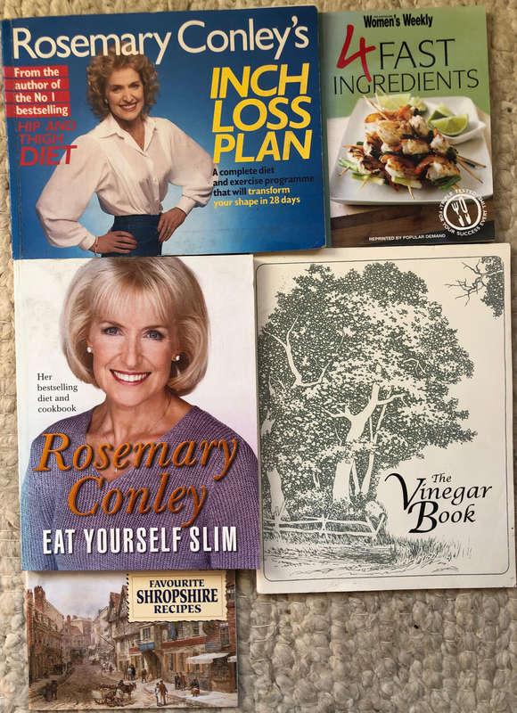 Inch Loss Plan by Conley Eat Yourself Slim by Conley The Vinegar Book Favourite Shropshire Recipes..
