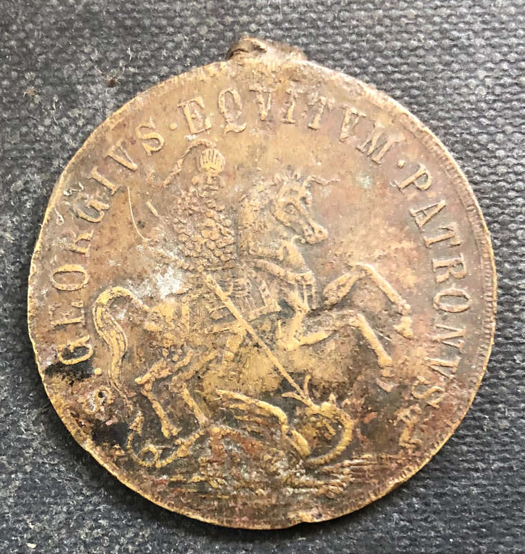 MEDAL VINTAGE 'SAFETY AT SEA' ST. GEORGE"S MEDAL