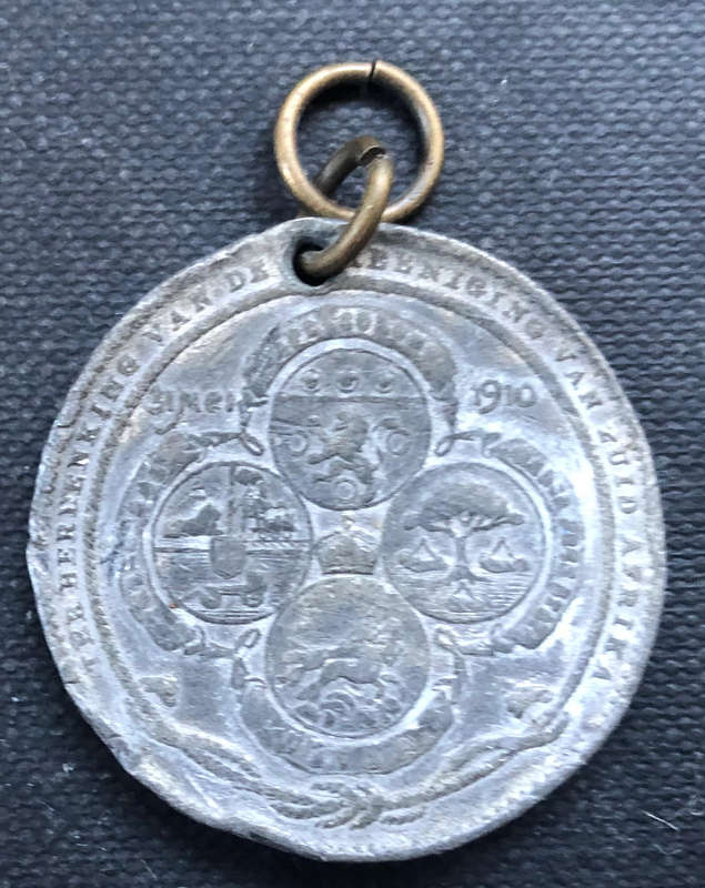 1910 Union of South Africa Medallion