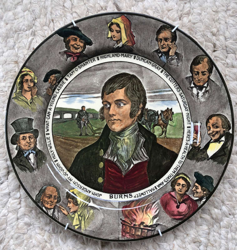 ROYAL DOULTON SERIESWARE BURNS RACK PLATE