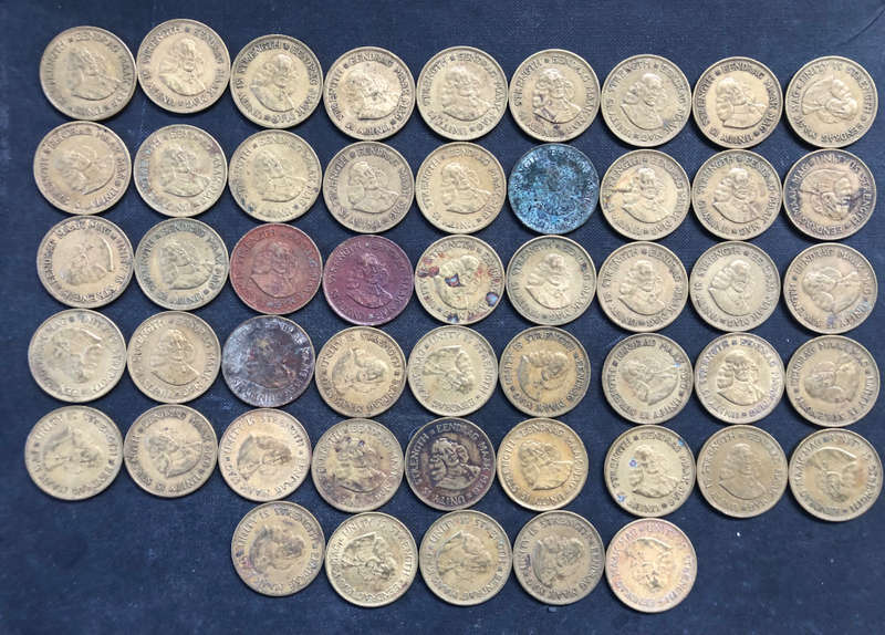 ONE CENT RSA FIRST DECIMAL SERIES COLLECTION OF 50