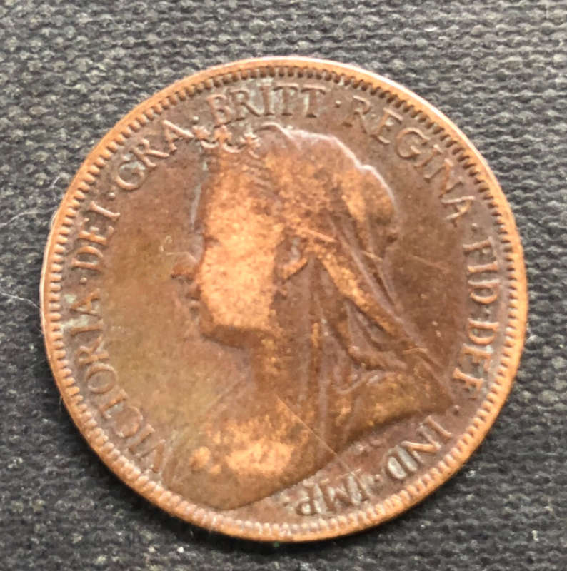 HALF PENNY 1896 BRITISH