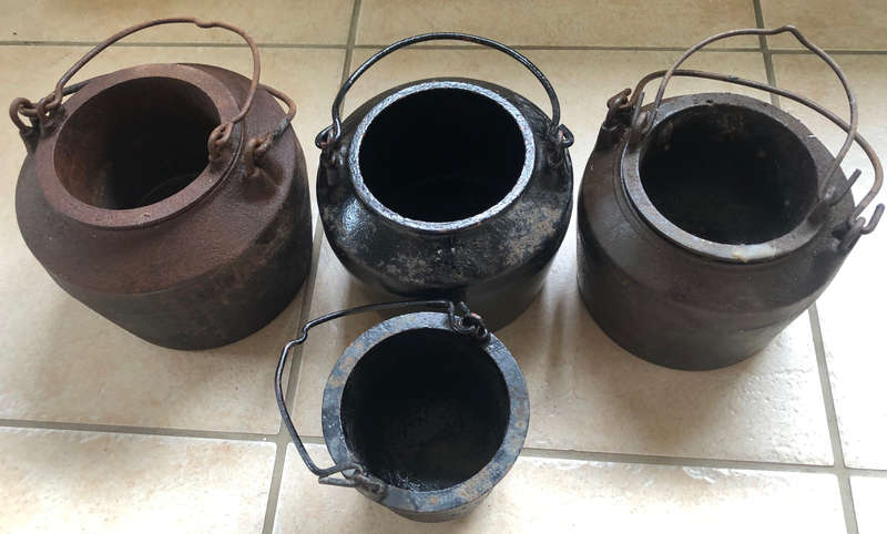 GLUE POT CAST IRON CIRCA 1900's