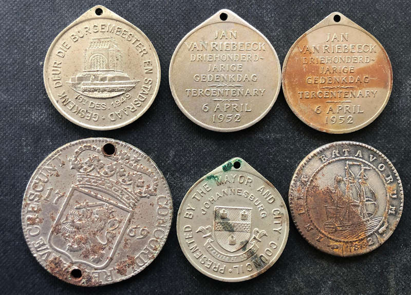 Van Riebeeck Medals and Replicas Collection of 6