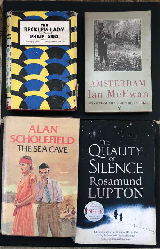 THE RECKLESS LADY BY GIBBS AMSTERDAM BY MCEWAN SEA CAVE BY SCHOLEFIELD QUALITY OF SILENCE BY LUPTON