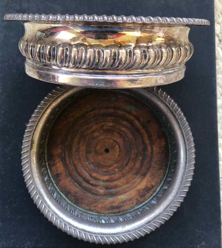 SILVER SHEFFIELD PLATED CIRCA 1790 PAIR OF LARGE GEORGE III WINE COASTERS SIGNED MATTHEW BOULTON