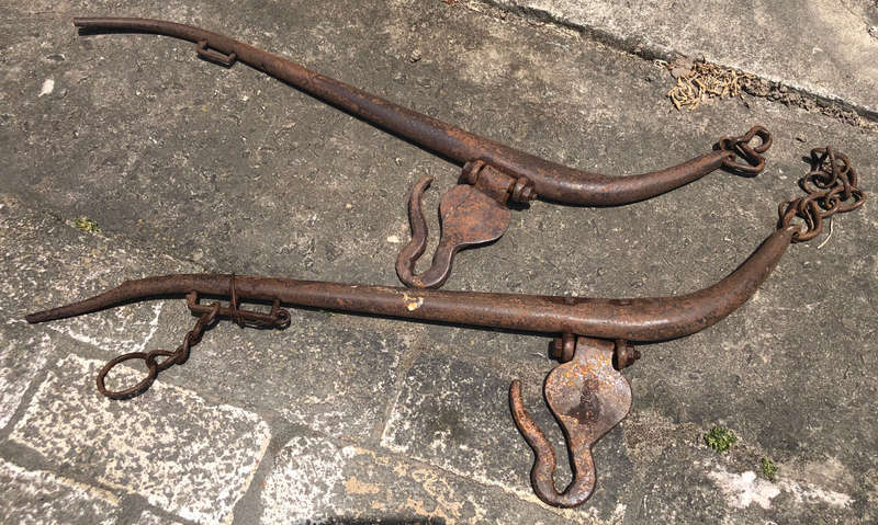 HORSE HARNESS PAIR FOR WORKING HORSE CIRCA 1800,s