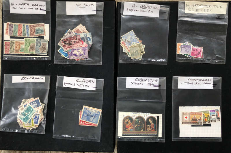 Stamps 17 Packets Sorted by Collector