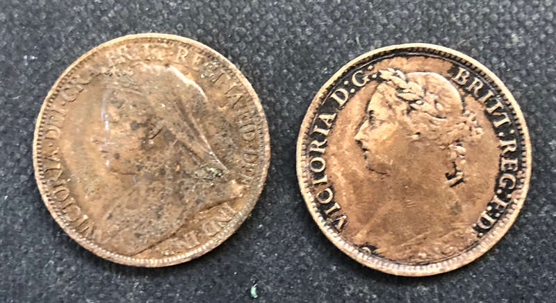 FARTHING 1891 1901 UK