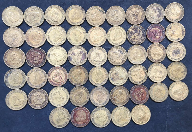 ONE CENT RSA FIRST DECIMAL SERIES COLLECTION OF 50
