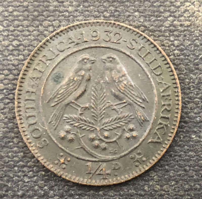 FARTHING 1932 UNION OF SOUTH AFRICA