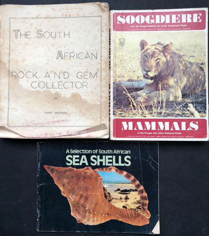 The South African Rock and Gem Collector by Hepker A Selection of South African Sea Shells Mammals..