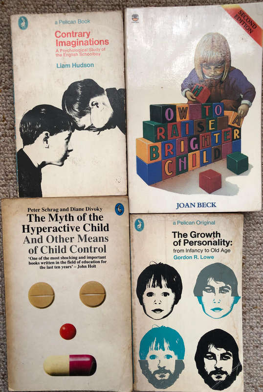 The Myth of the Hyperactive Child by Peter Schrag and Diane Divoky Contrary Imaginations by Liam....