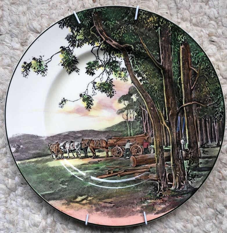 ROYAL DOULTON WOODCUTTER RACK PLATE SERIESWARE