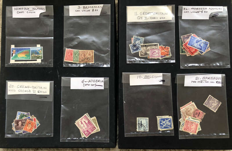 Stamps 17 Packets Sorted by Collector