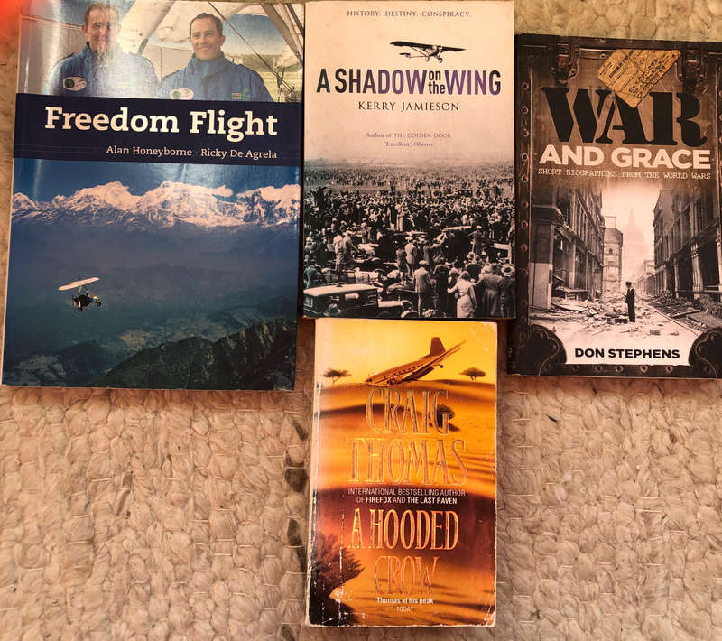 Freedom Flight by Honeyborne A Shadow on the Wing by Jamieson A Hooded Crow by Thomas War and Grace