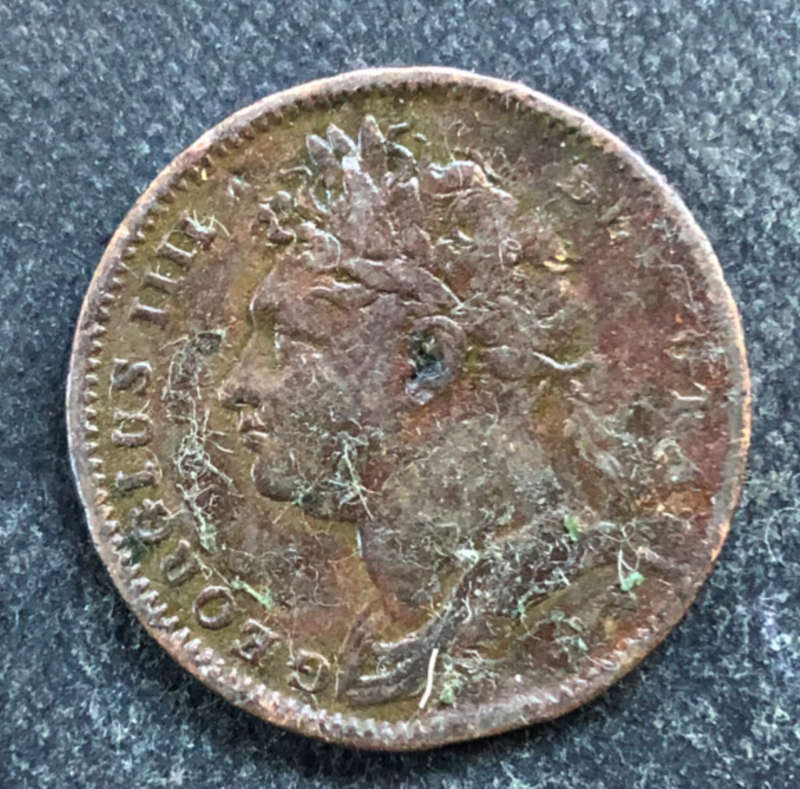 FARTHING 1826 GEORGE IV UK