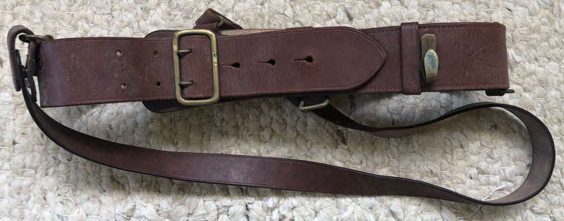 SAM BROWNE OFFICERS BELT WITH SHOULDER STRAP