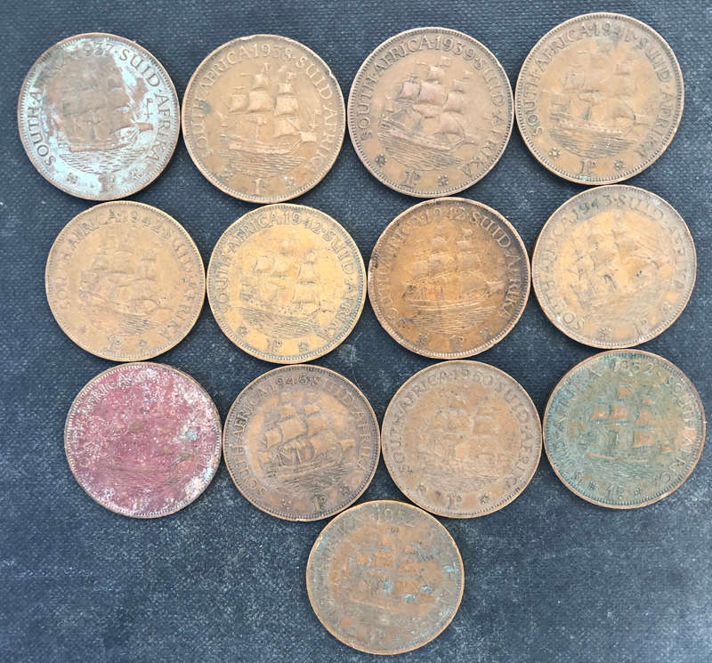 Penny 1937 1938 1939 1941 1942 x 3 1943 1945 1946 1950 1952 x 2 UNION SA