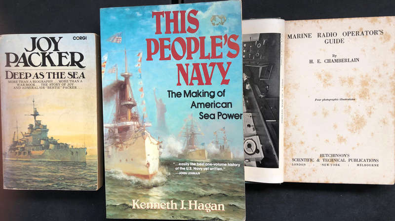 Marine Radio Operator's Guide by Chamberlain Deep as the Sea by J Packer This People's Navy by Hagan