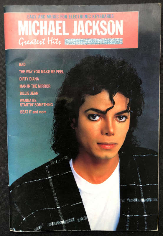 Michael Jackson Greatest Hits First Edition Soft Cover Published by Warner Bros Publications Inc