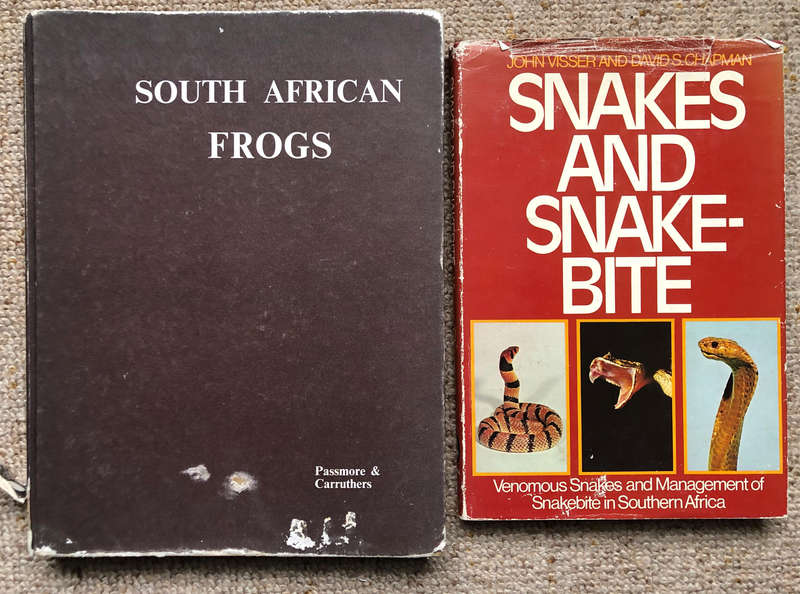 South African Frogs by N I Passmore and V C Carruthers First Edition Snakes and Snakebite by........