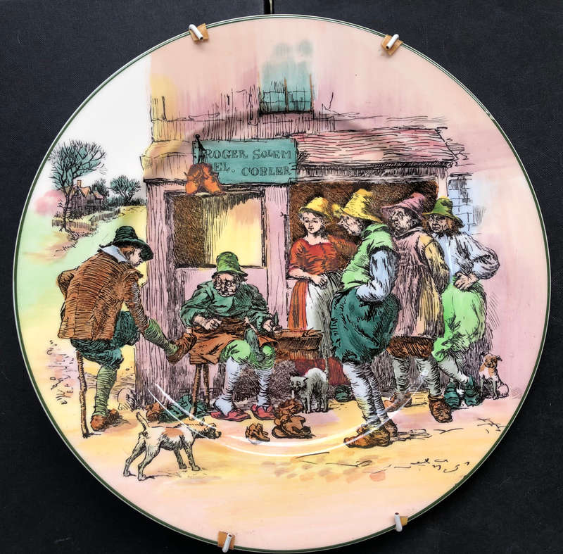 ROYAL DOULTON THE COBBLER SERIESWARE RACK PLATE D6302