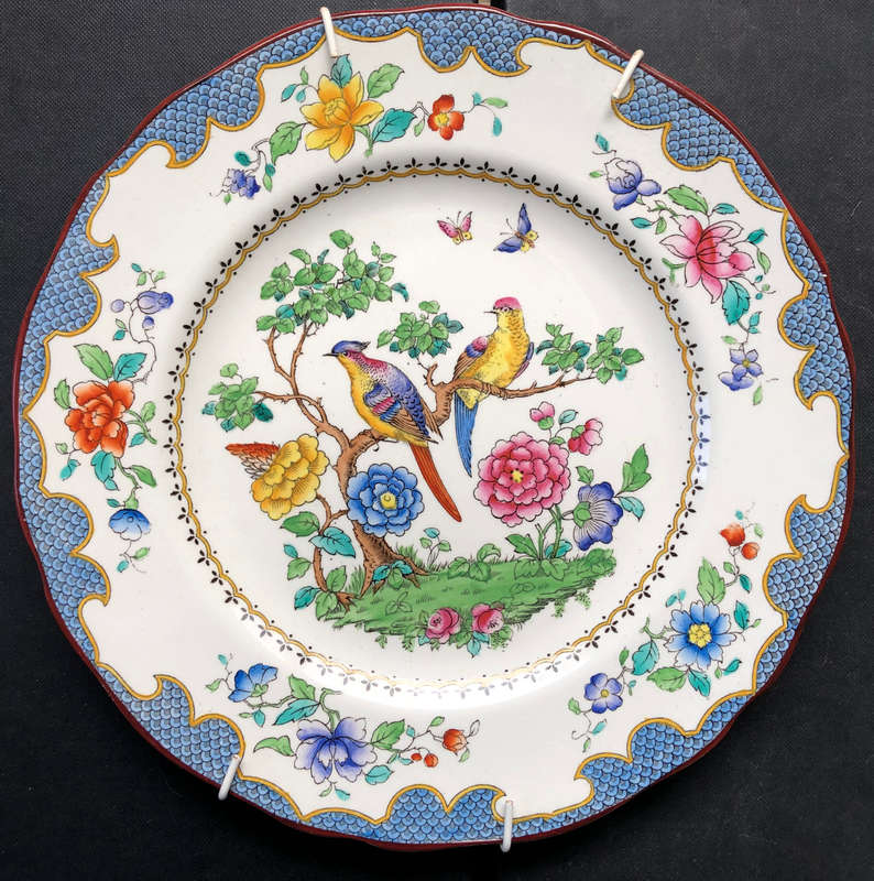 COPELAND SPODE HAND PAINTED PLATE