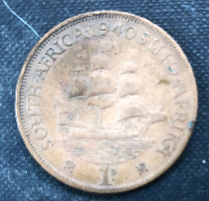 PENNY 1940 NO STAR AFTER DATE UNION OF SOUTH AFRICA