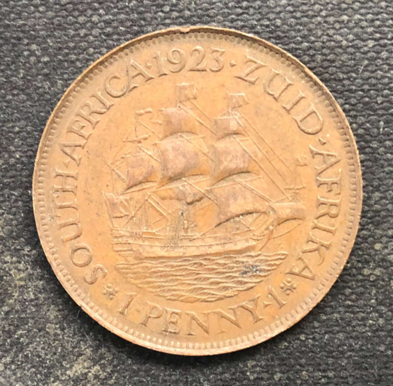 PENNY 1923 UNION OF SOUTH AFRICA